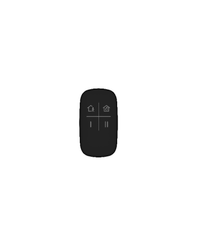 DS-PKF1-WE (цв. черный). Брелок 4-х кнопочный с обратной связью. AX PRO Hikvision в Коврове