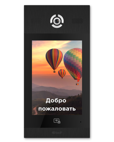 AA-14FB BLACK. Вызывная панель подъездного IP-домофона. BAS-IP в Коврове