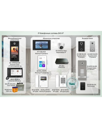 ДМФ-004. IP-домофонные системы BAS-IP. BAS-IP в Коврове