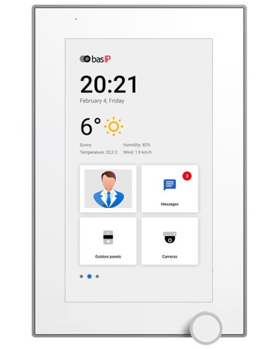AZ-07L WHITE. Монитор IP-видеодомофона цветной. BAS-IP в Коврове