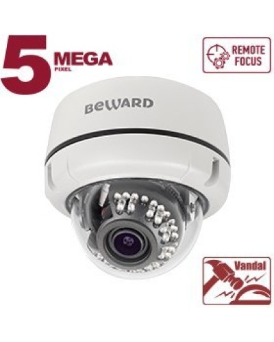 B5350DVZ (2.7-13.5мм). Видеокамера IP купольная. Beward в Коврове