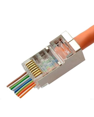 8P8C-SH-FC (100 шт) (10796c). Разъем RJ-45. CABEUS в Коврове