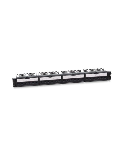 PL-24-KJ-RJ45-Cat.6a-180T (11832c): Патч-панель 19" (1U), 24 порта RJ-45, категория 6a, с задним кабельным организатором в Коврове