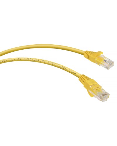 PC-UTP-RJ45-Cat.5e-0.15m-YL-LSZH (9494c), желтый. Патч-корд медный. CABEUS в Коврове