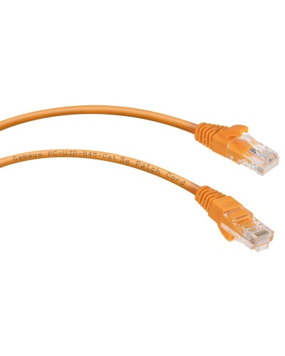 PC-UTP-RJ45-Cat.5e-1m-OR-LSZH (9521c), оранжевый. Патч-корд медный. CABEUS в Коврове