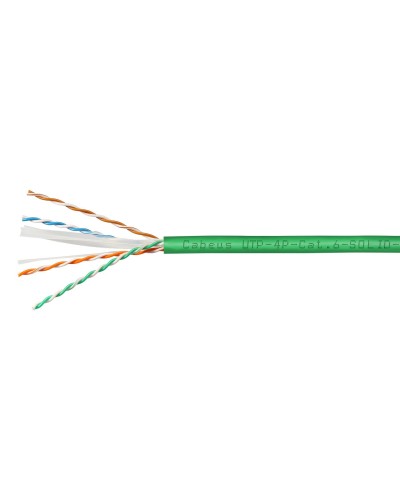 UTP-4P-Cat.6-SOLID-LSLTx-GN-100 (11139c-5). Кабель «витая пара» (LAN) для структурированных систем связи. CABEUS в Коврове