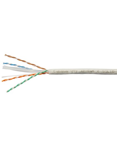 UTP-4P-Cat.6-SOLID-LSZH-WH (11871c-5). Кабель «витая пара» (LAN) для структурированных систем связи. CABEUS в Коврове