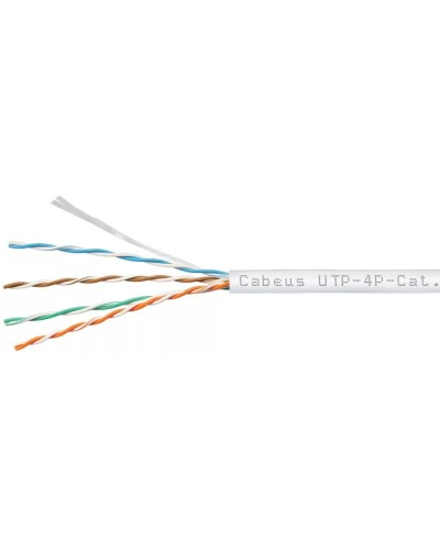 UTP-4P-Cat.5e-SOLID-LSZH-GY (9776c). Кабель «витая пара» (LAN) для структурированных систем связи. CABEUS в Коврове
