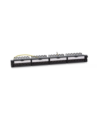 PL-24-KJ-RJ45-Cat.6a-SH-180T (11834c): Патч-панель 19" (1U), 24 порта RJ-45, категория 6a, полностью экранированная в Коврове