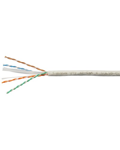 UTP-4P-Cat.6-SOLID-GY (7178c). Кабель «витая пара» (LAN) для структурированных систем связи. CABEUS в Коврове