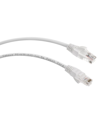 PC-UTP-RJ45-Cat.6-0.5m-LSZH (8876c), серый. Патч-корд медный. CABEUS в Коврове