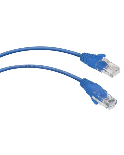PC-UTP-RJ45-Cat.5e-0.15m-BL-LSZH (9526c), синий. Патч-корд медный. CABEUS в Коврове