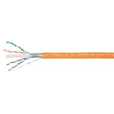 UTP-4P-Cat.6a-SOLID-LSZH-OR (11374c). Кабель «витая пара» (LAN) для структурированных систем связи. CABEUS