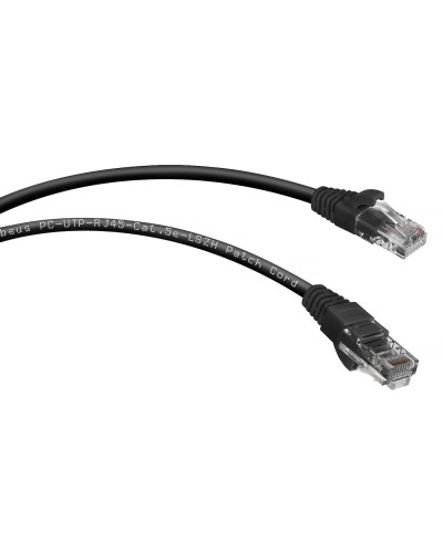 PC-UTP-RJ45-Cat.5e-0.3m-BK-LSZH (9535c), чёрный. Патч-корд медный. CABEUS в Коврове