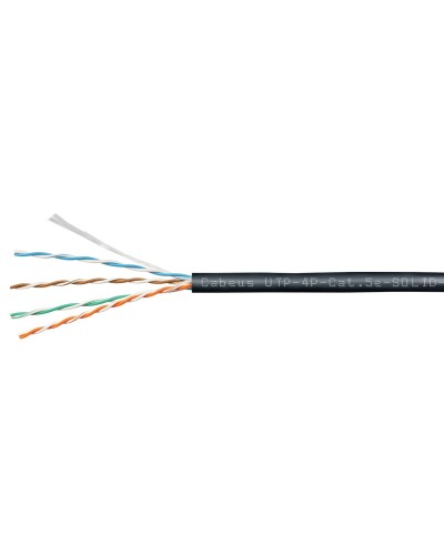 UTP-4P-Cat.6-SOLID-OUT-LSZH-UV-100 (9641c-5). Кабель «витая пара» (LAN) для структурированных систем связи. CABEUS в Коврове
