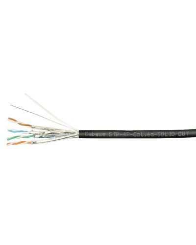 STP-4P-Cat.6a-SOLID-OUT-LSZH-UV (7198c). Кабель «витая пара» (LAN) для структурированных систем связи. CABEUS в Коврове