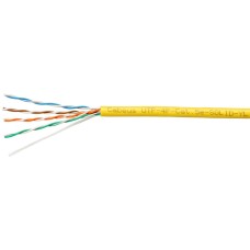 UTP-4P-Cat.5e-SOLID-YL-100 (7251c-5). Кабель «витая пара» (LAN) для структурированных систем связи. CABEUS