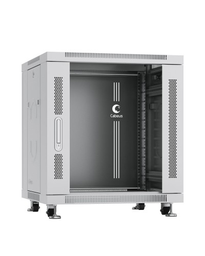 SH-05C-12U60/80 (7646c). Шкаф телекоммуникационный 19 напольный 12U. CABEUS в Коврове