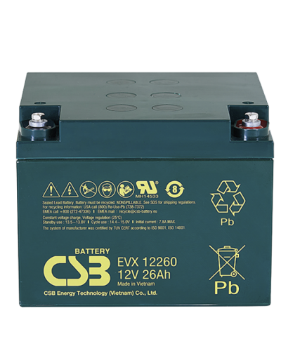 CSB EVX 12260. Аккумулятор герметичный свинцово-кислотный. CSB в Коврове