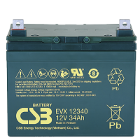 CSB EVX 12340. Аккумулятор герметичный свинцово-кислотный. CSB