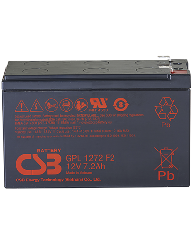 CSB GPL 1272 F2 FR. Аккумулятор герметичный свинцово-кислотный. CSB в Коврове