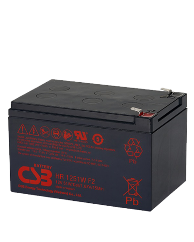 CSB HR 1251W. Аккумулятор герметичный свинцово-кислотный. CSB в Коврове