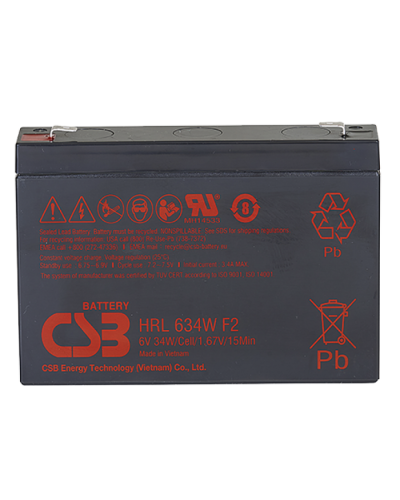 CSB HRL 634W FR. Аккумулятор герметичный свинцово-кислотный. CSB в Коврове