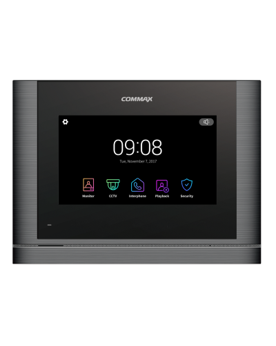 CDV-704MF (темное серебро) Black Smog. Монитор видеодомофона цветной. Commax в Коврове