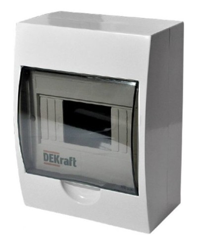 ЩРН-П-8 IP41 настенный (31010DEK). Щиток модульный с прозрачной дверцей. DEKraft в Коврове