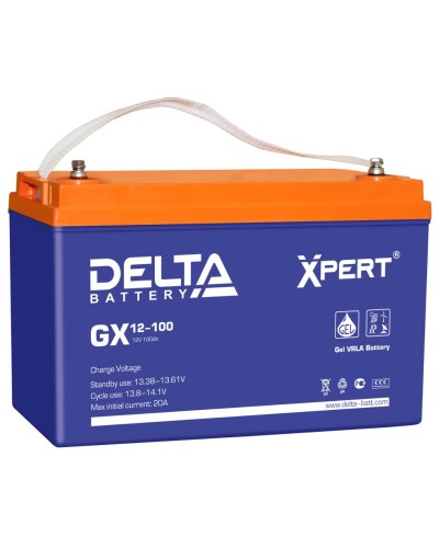 Delta GX 12-100. Аккумулятор герметичный свинцово-кислотный. Delta в Коврове