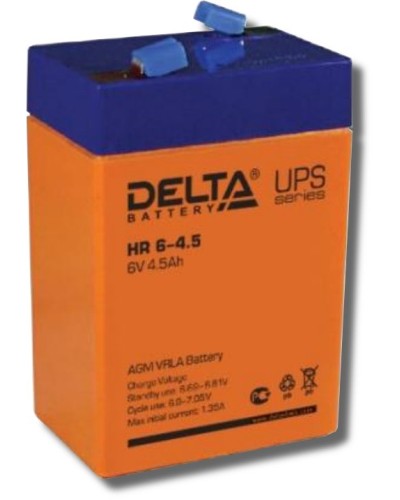 Delta HR 6-4.5. Аккумулятор герметичный свинцово-кислотный. Delta в Коврове
