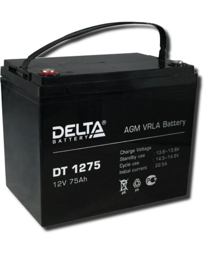 Delta DT 1275. Аккумулятор герметичный свинцово-кислотный. Delta в Коврове