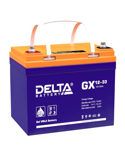 Delta GX 12-33. Аккумулятор герметичный свинцово-кислотный. Delta в Коврове