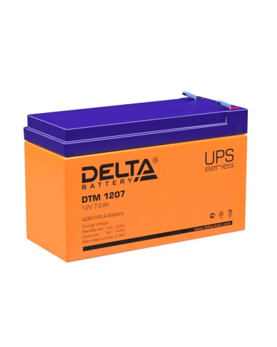 Delta DTM 1207. Аккумулятор герметичный свинцово-кислотный. Delta в Коврове