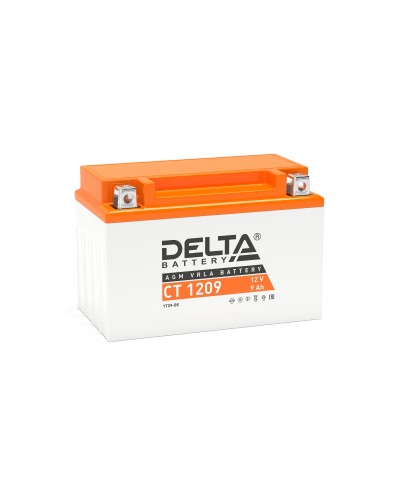 Delta CT 1209. Аккумулятор герметичный свинцово-кислотный стартерный. Delta в Коврове