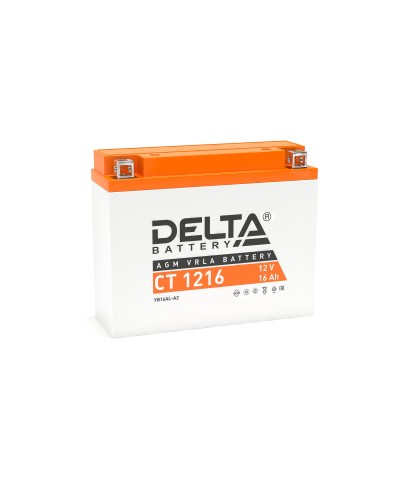 Delta CT 1216. Аккумулятор герметичный свинцово-кислотный стартерный. Delta в Коврове