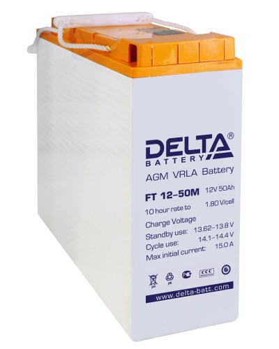 Delta FT 12-50 M. Аккумулятор герметичный свинцово-кислотный. Delta в Коврове