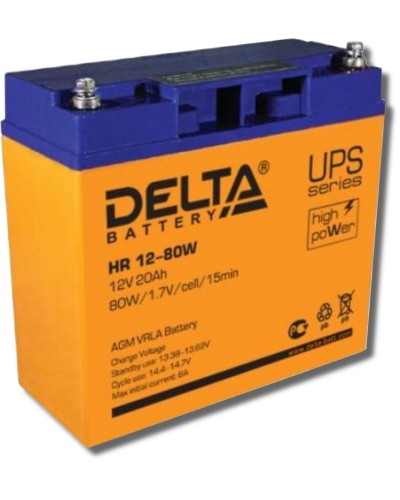 Delta HR 12-80 W. Аккумулятор герметичный свинцово-кислотный. Delta в Коврове