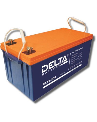Delta GX 12-200. Аккумулятор герметичный свинцово-кислотный. Delta в Коврове