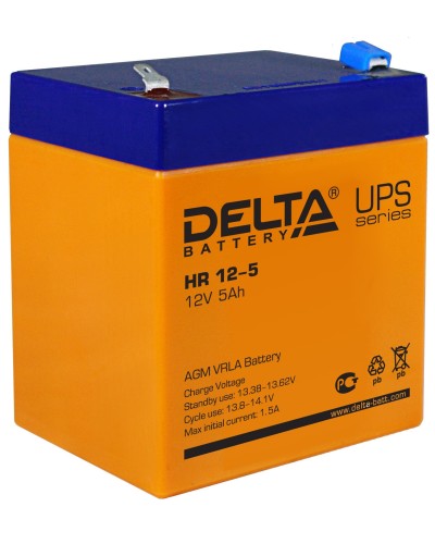 Delta HR 12-5. Аккумулятор герметичный свинцово-кислотный. Delta в Коврове