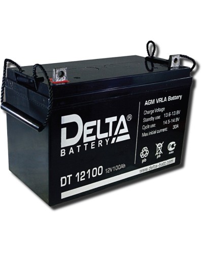 Delta DT 12100. Аккумулятор герметичный свинцово-кислотный. Delta в Коврове