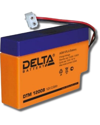 Delta DTM 12008. Аккумулятор герметичный свинцово-кислотный. Delta в Коврове