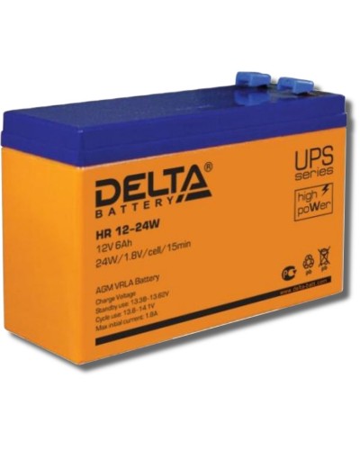 Delta HR 12-24 W. Аккумулятор герметичный свинцово-кислотный. Delta в Коврове
