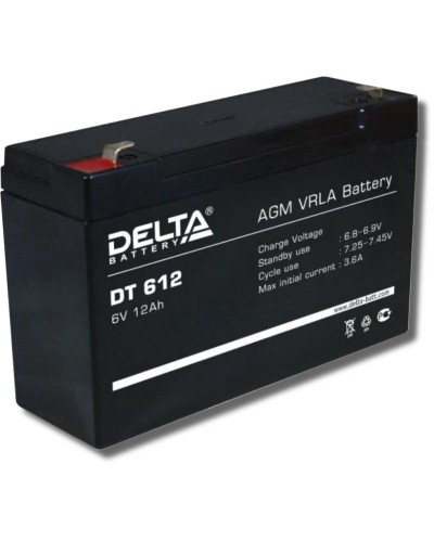 Delta DT 612. Аккумулятор герметичный свинцово-кислотный. Delta в Коврове
