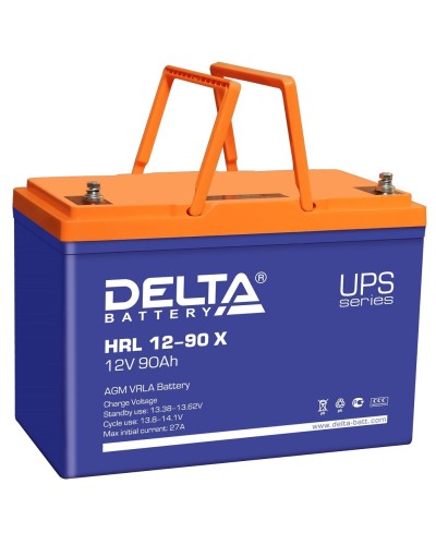 Delta HRL 12-90 X. Аккумулятор герметичный свинцово-кислотный. Delta в Коврове