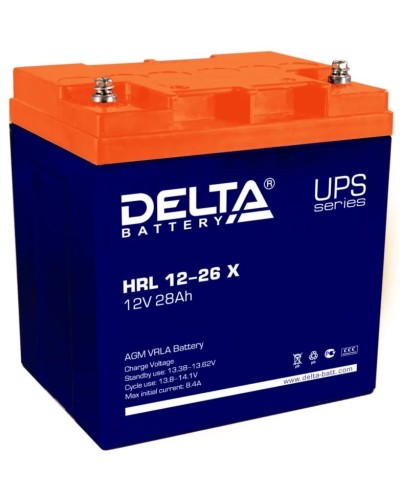 Delta HRL 12-26 X. Аккумулятор герметичный свинцово-кислотный. Delta в Коврове