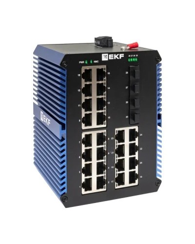 TSX-U-4GX/SFP-24GTP. Промышленный неуправляемый коммутатор. EKF в Коврове