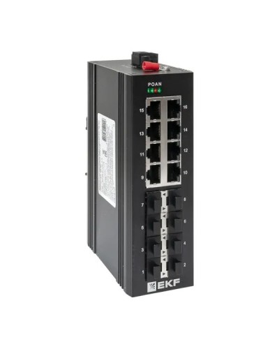 TSX-U-8GX/SFP-8GT. Промышленный неуправляемый коммутатор. EKF в Коврове