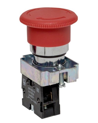BS542 поворотная красная грибок NC (xb2-bs542). Кнопка поворотная красная грибок. EKF в Коврове