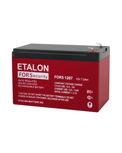 ETALON FORS 1207. Аккумулятор герметичный свинцово-кислотный. ETALON в Коврове